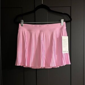 RARE Lululemon Varsity HR Pleated Tennis Skirt VitaPink Size 8 NWT